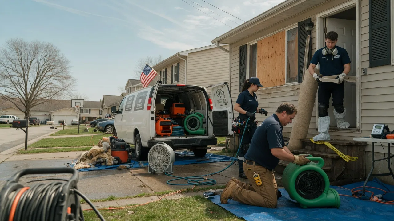 Water Damage Restoration in Gilson, IL near me